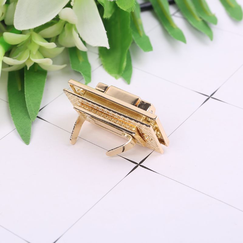 Ổ Khóa Túi Xách Bằng Da Hình Chữ Nhật DIY