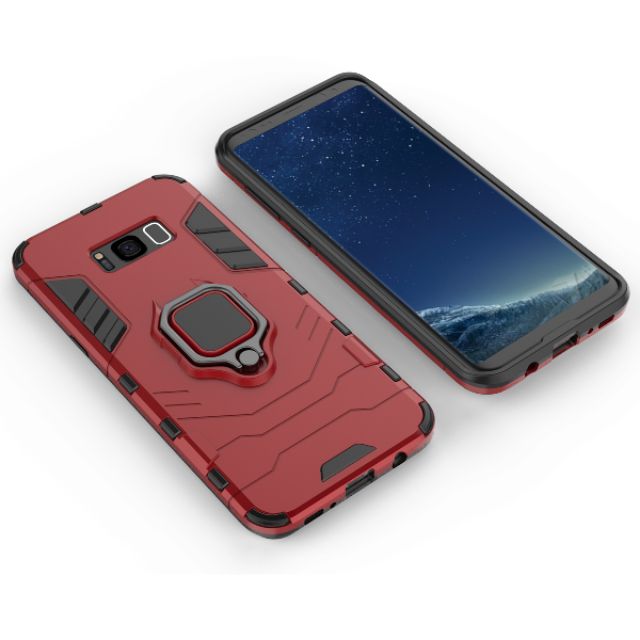 Ốp lưng Samsung S8 Plus / S10 Plus / S20 Plus chống sốc Iron Man Iring siêu bền giá đỡ xem phim