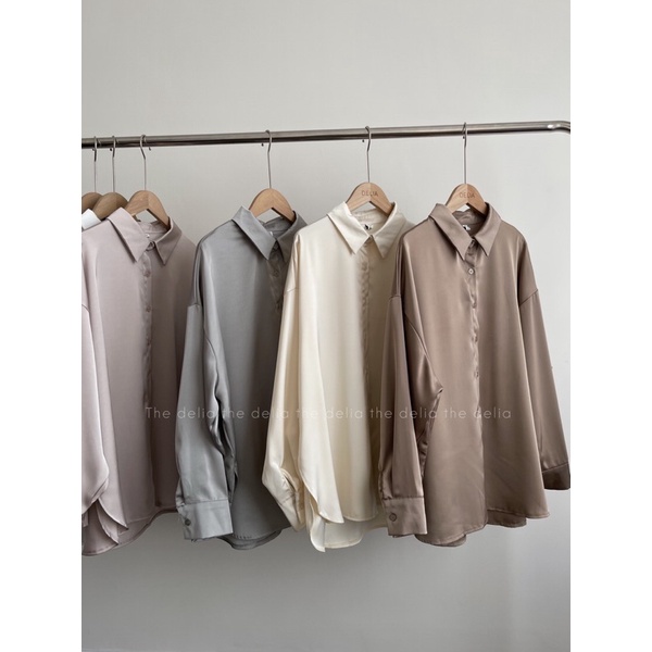 SƠ MI LỤA BÒNG KÈM DÂY 282