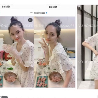 Váy chấm bi