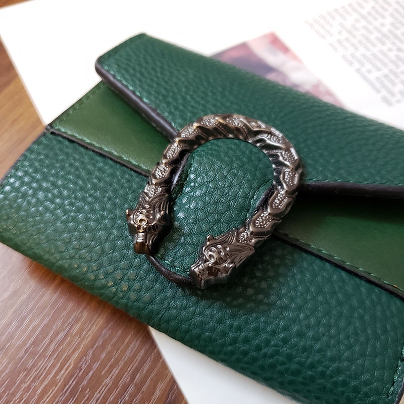 Wallete Ví thời trang nữ 2022 Âu Mỹ màu trơn nhỏ gọn