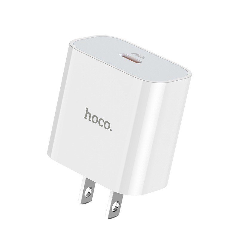 Cốc Sạc 20W PD 3.0  Hoco C76 1 cổng Type- C, sạc nhanh 3A,PD 20W,cho IPhone X/11/11promax/12 pro max/ipad