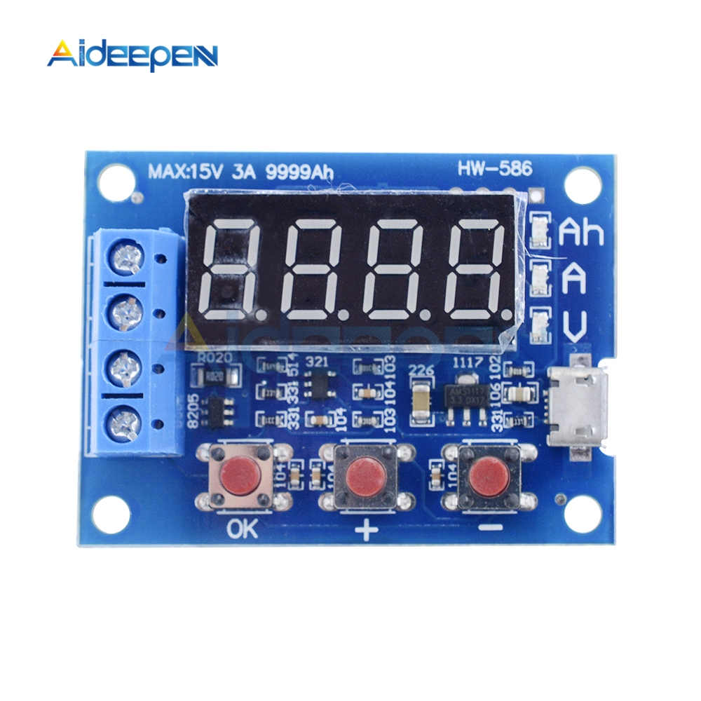 Mạch kiểm tra dung lượng pin Lithium 18650 Li-Ion Hw-586 Zb2L3 1.2v 12v | BigBuy360 - bigbuy360.vn