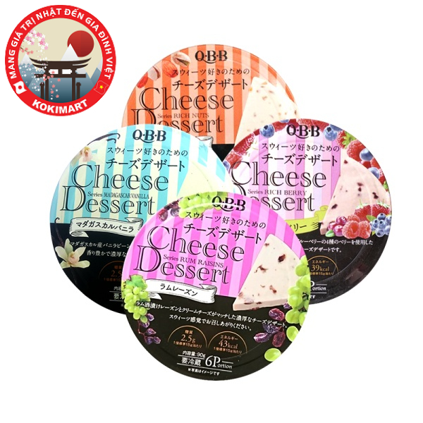 PHÔ MAI Q･B･B NHIỀU VỊ 90G 6 MIẾNG