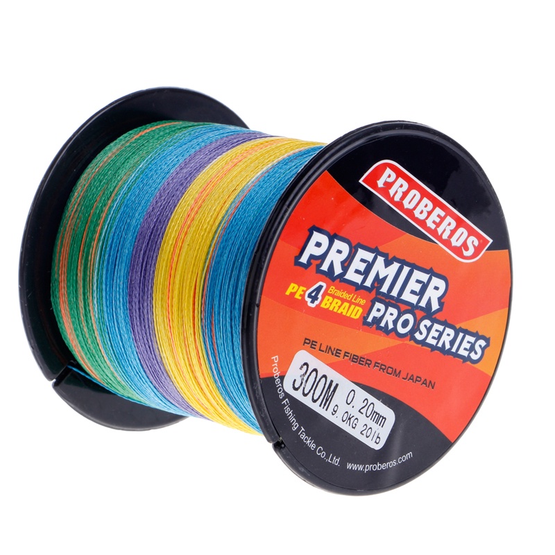 Cuộn Dây Câu Cá 4 Sợi PE Bện Siêu Chắc Dài 300M 6LB-100LB