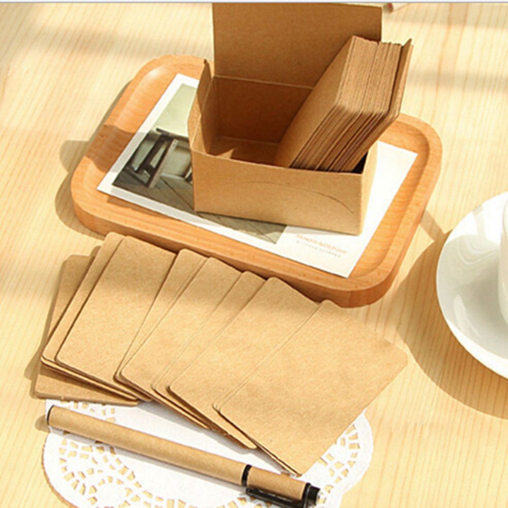 Bộ 20/ 100 thiệp mời bằng giấy phong cách cổ điển