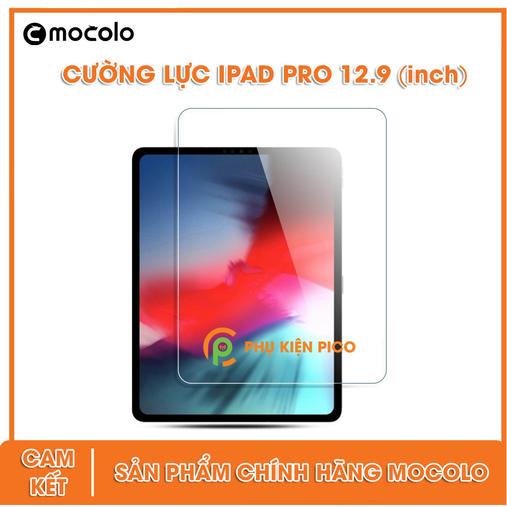 cường lực ipad pro 2018 - kính cường lực ipad pro 2018 12.9 inch độ cứng 9H chính hãng Mocolo