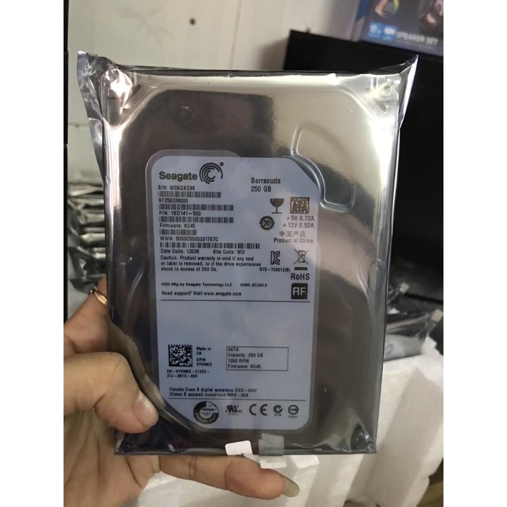 Ổ cứng PC ( HDD) seagate 250Gb/500Gb  BH 24T | BigBuy360 - bigbuy360.vn