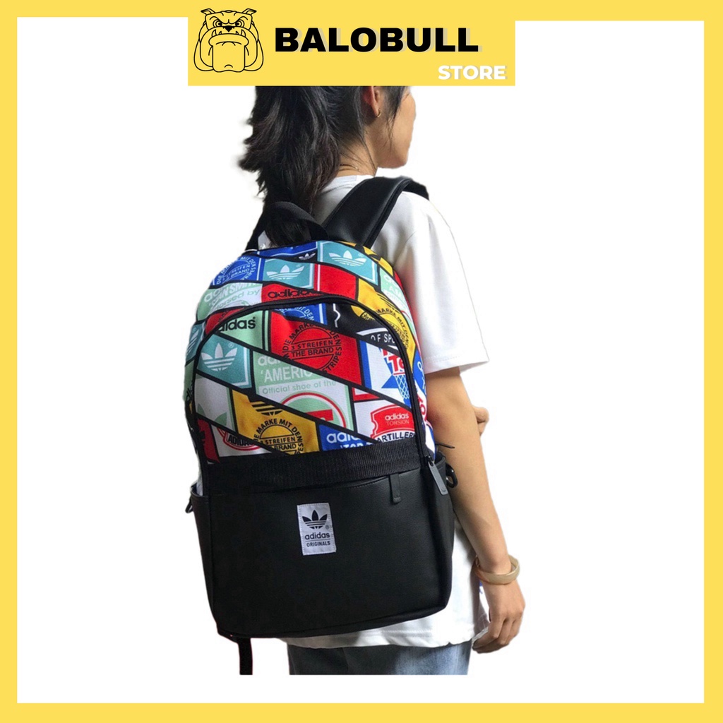Balo đi học Adidas nam nữ Originals Clover Tongue Lab Siêu Xinh [ BALOBULL ]