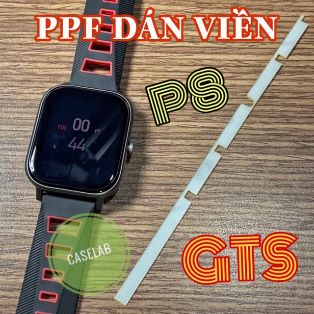 Film PPF dán full màn + viền cho AMAZFIT GTS, GTS 2, 2e, Colmi P8, Redmi WATCH 3