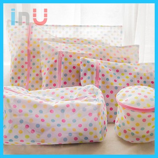 HCM - Túi giặt đồ chấm bi cao cấp dễ thương