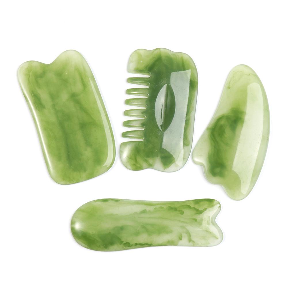 KAREN Dụng Cụ Mát Xa Mặt / Mắt / Cơ Thể Bằng Nhựa Resin Tự Nhiên Nhiều Hình Dạng