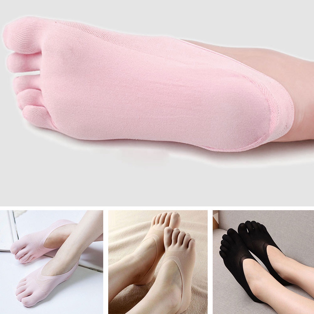 Vớ Cotton Xỏ Ngón Phối Ren Thời Trang Cho Nữ