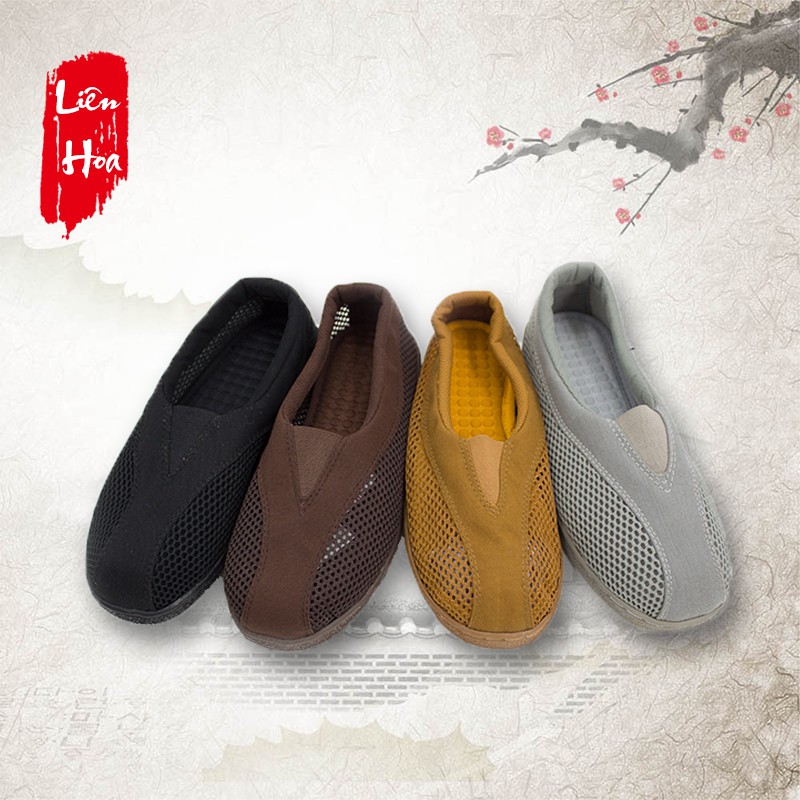 Giày Vải Lưới Giày Đi Chùa Giày Vải La Hán