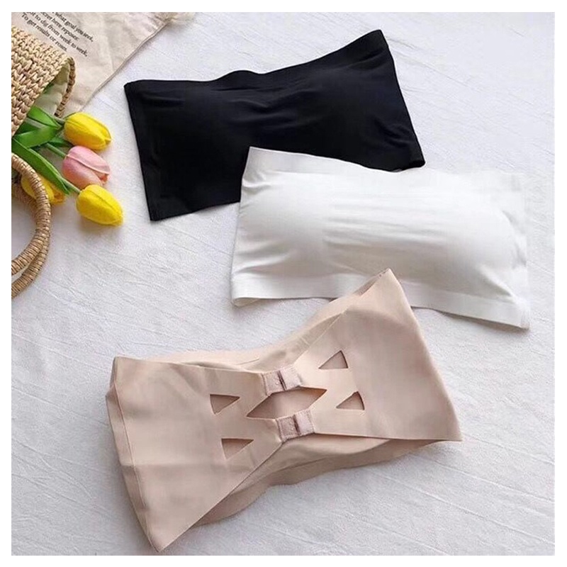 Áo lót không dây Zxyouping bằng lụa mát thời trang