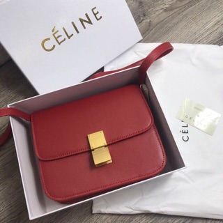 Túi Celine box khoá đồng
