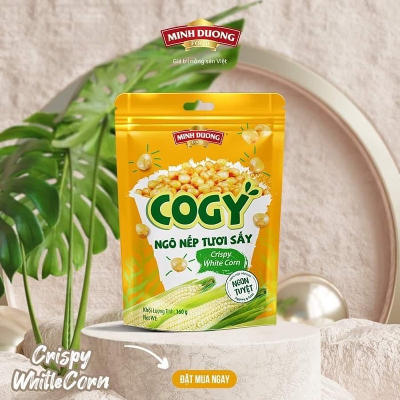 NGÔ NẾP TƯƠI SẤY COGY MINH DƯƠNG 160G