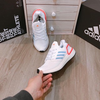 Giày Sneaker Ultraboost 6.0 trắng đỏ (fullbox+freeship)