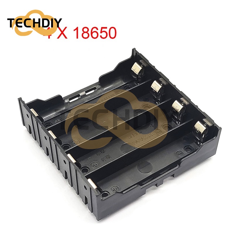 Hộp Đựng Pin 18650 1X 2X 3X 4X 18650 18650 1 2 3 Pin 4 Ngăn DIY