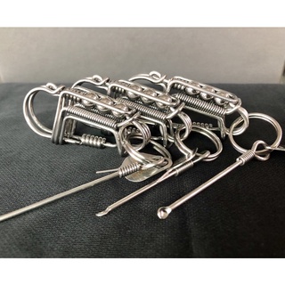 Com bo 3 cái móc khoá inox Phúc-Lộc-Thọ