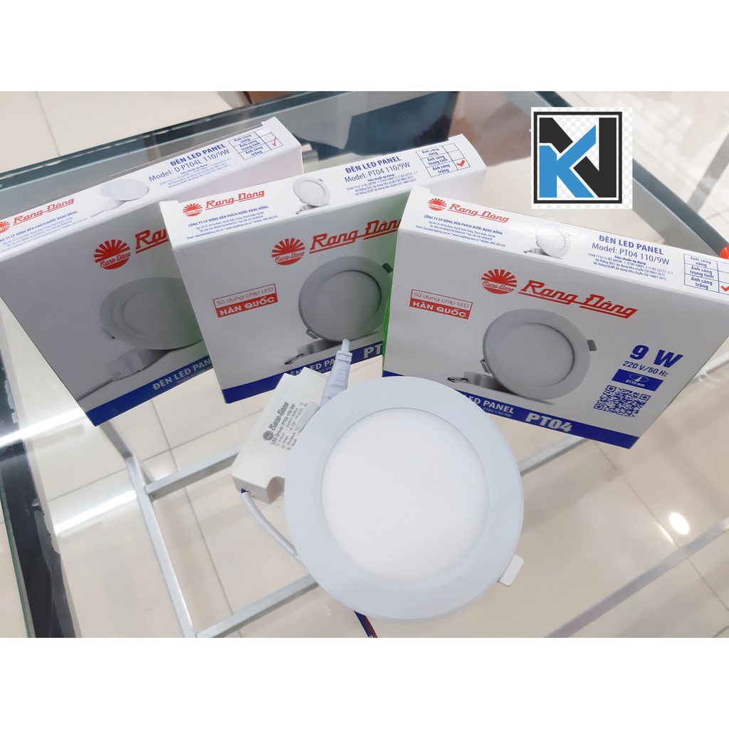 Đèn LED Panel Âm Trần Tròn 110/9W Rạng Đông