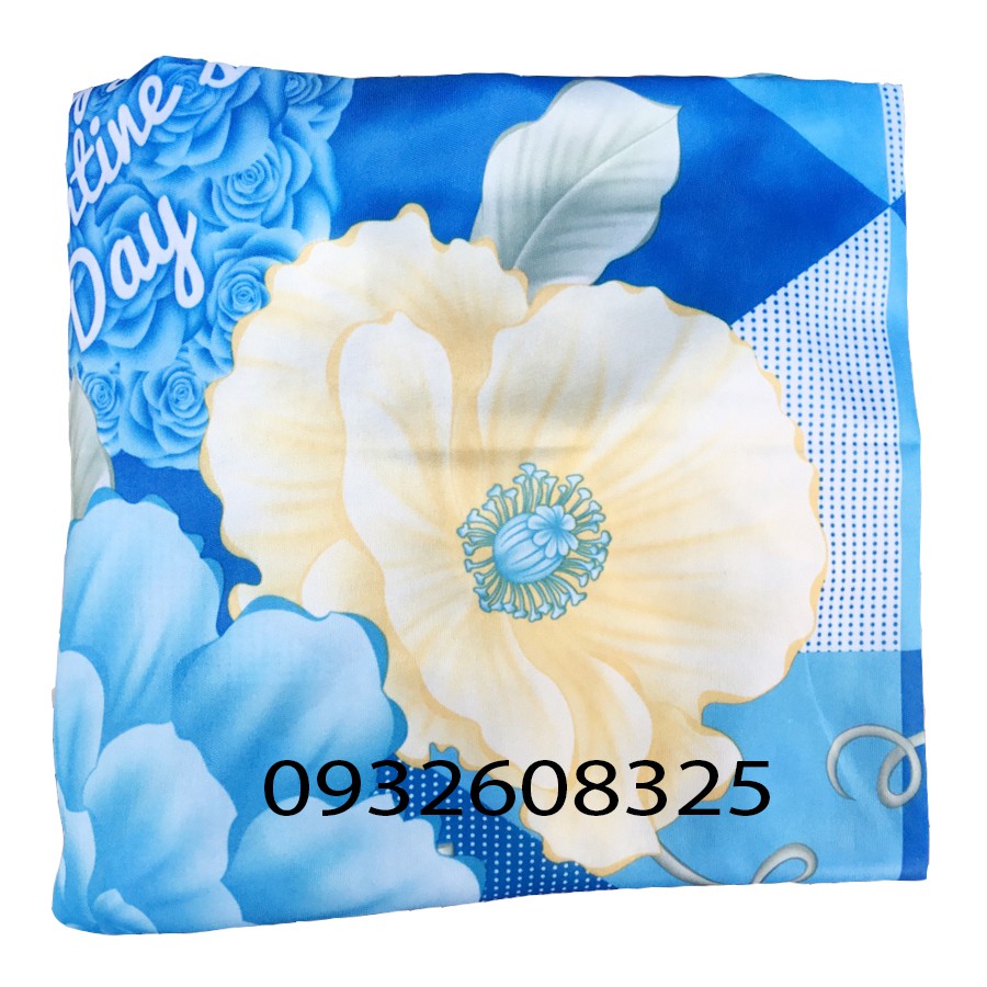 Drap Thun Thoáng Mát 1m6x2m  Giao Màu Ngẫu Nhiên