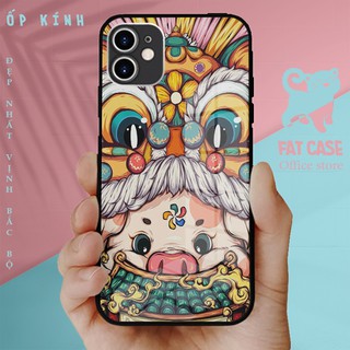 Ốp iphone dẻo trong Heo béo núp iphone 6/6plus/6s/7/7plus/8/8plus/x/xr/xs/11/12/13/pro/max/plus/promax OK-BLUIMH00033