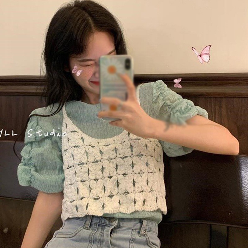 Áo Nữ Không Tay Kiểu Dáng Retro Thời Trang Cá Tính | BigBuy360 - bigbuy360.vn