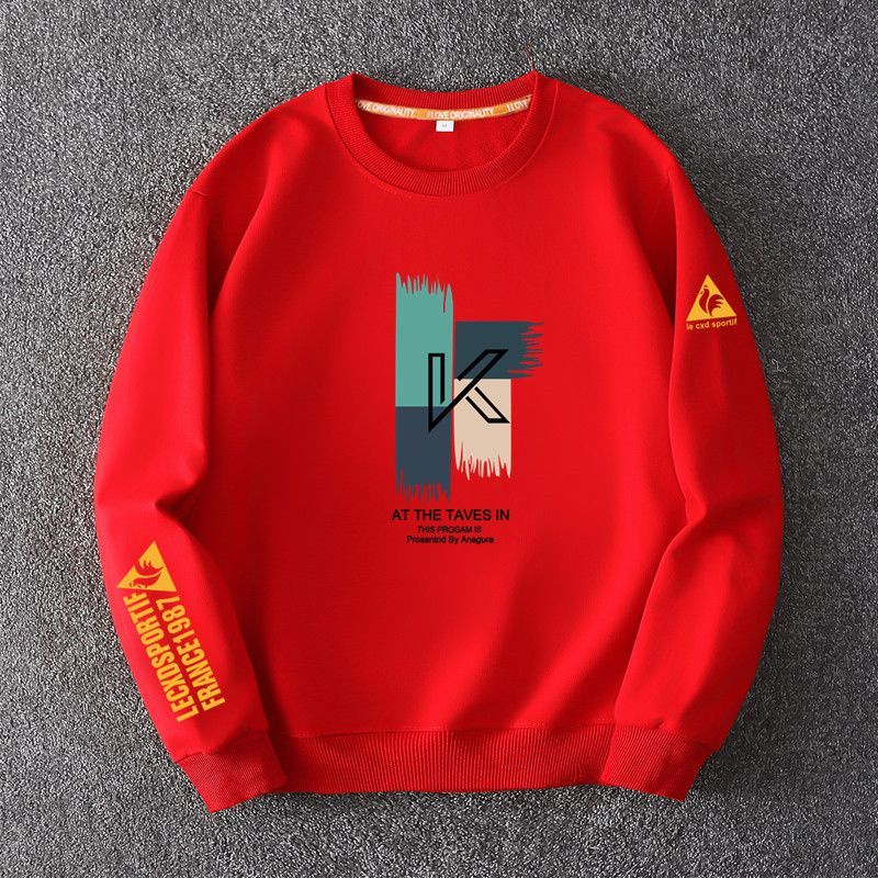 Áo Sweater Thể Thao Dáng Suông Năng Động Thời Trang Phong Cách Hồng Kông Cho Nam