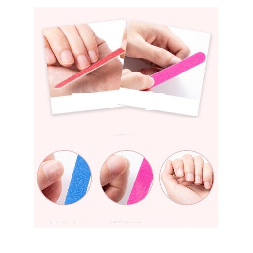 (Dụng cụ chà móng tay móng chân) Dũa móng tay - móng chân loại mini