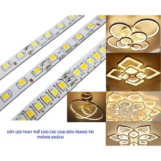 0.5m led dây 2835 thay thế cho đèn ốp siêu mỏng hoặc viền đèn trang trí (rộng 7mm dài 50mm mỗi đoạn)