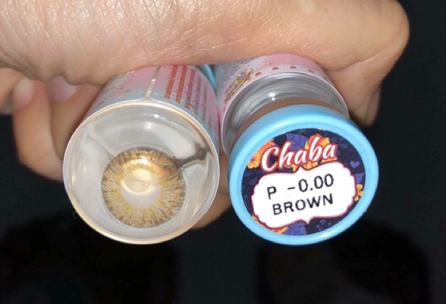 Kính áp tròng thái lan- chaba brown lens