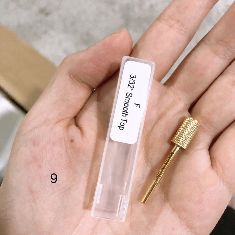 Đầu mài móng nail Đầu mài Mỹ mài móng nail Đầu mài Phá, mịn, khóe tròn Cuticle,Trọn bộ