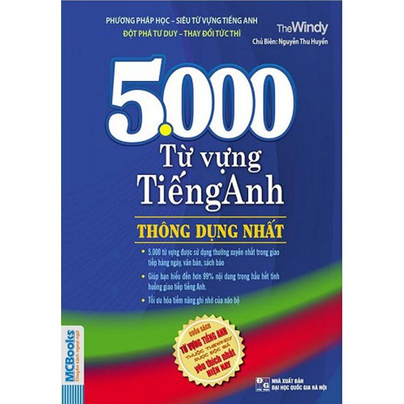 Sách - 5000 từ vựng tiếng Anh thông dụng (tái bản 2020)
