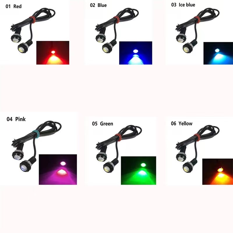 Đèn led 18MM 9W Siêu Mỏng Chống Thấm Nước Cho Xe Hơi