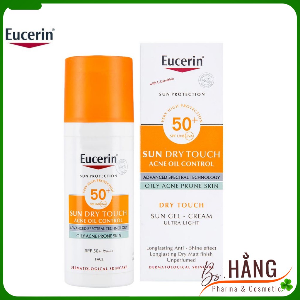 ✅[Chính Hãng] Kem Chống Nắng Kiểm Soát Dầu EUCERIN Sun Gel-Creme Oil Control Dry Touch SPF 50+