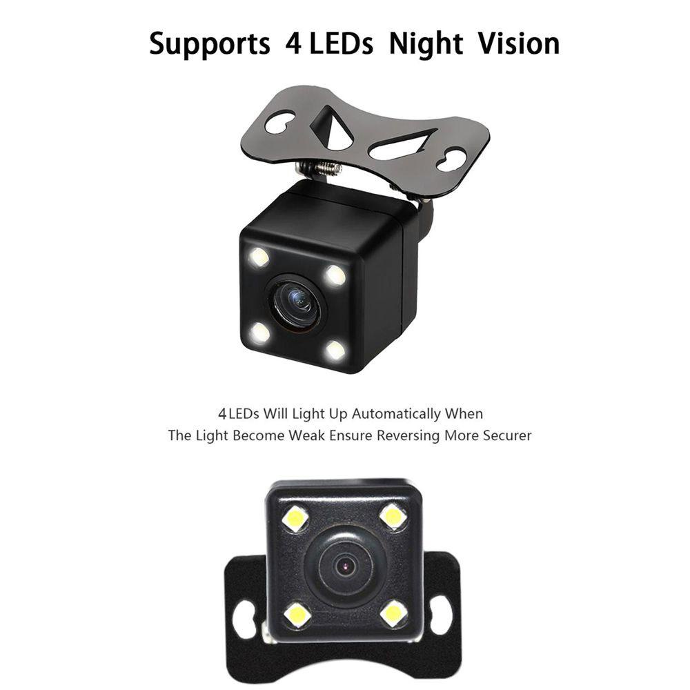 DARNELL Camera Chiếu Hậu Góc Rộng 4 / 8 / 12 LED Chống Nước Hỗ Trợ Đỗ Xe