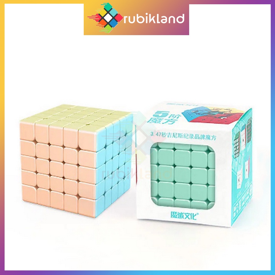 [Bộ Sưu Tập] Rubik MoYu Macaron 2x2 3x3 4x4 5x5 Pyraminx Rubic Biến Thể Stickerless Đồ Chơi Trí Tuệ Trẻ Em