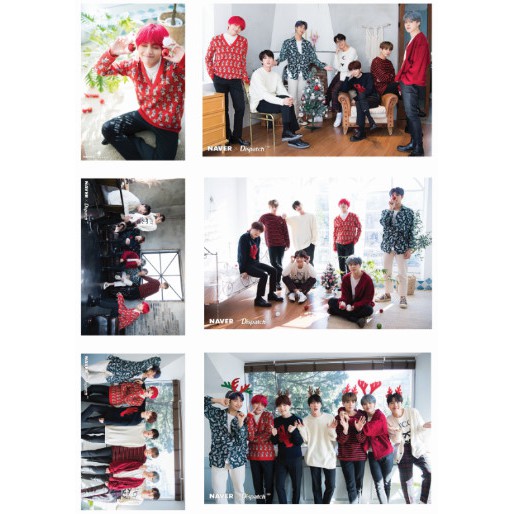 Lomo card 69 ảnh BTS Christmas Pictures NAVER x DISPATCH