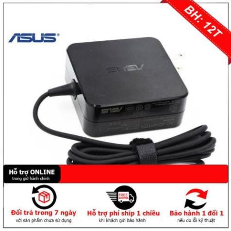 Sạc laptop Asus 19v-3.42a hình vuông chân thường ZIN