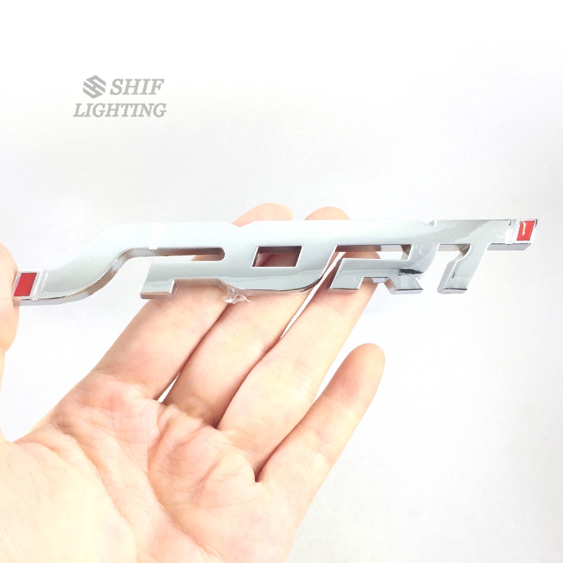 Miếng dán Logo kim loại trang trí xe ô tô