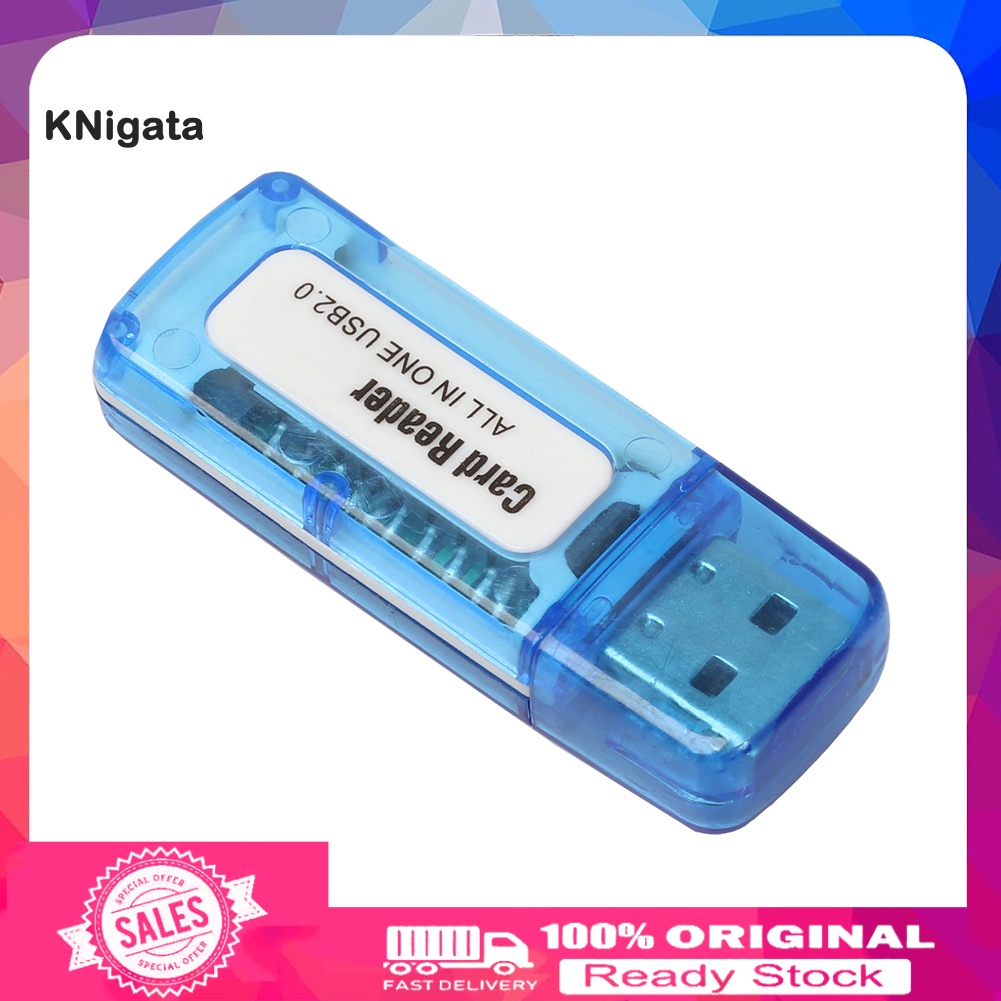 1 Đầu Đọc Thẻ Nhớ Usb 2.0 4 Trong 1 Cho M2 Sd Sdhc Dv Micro Sd Tf | BigBuy360 - bigbuy360.vn