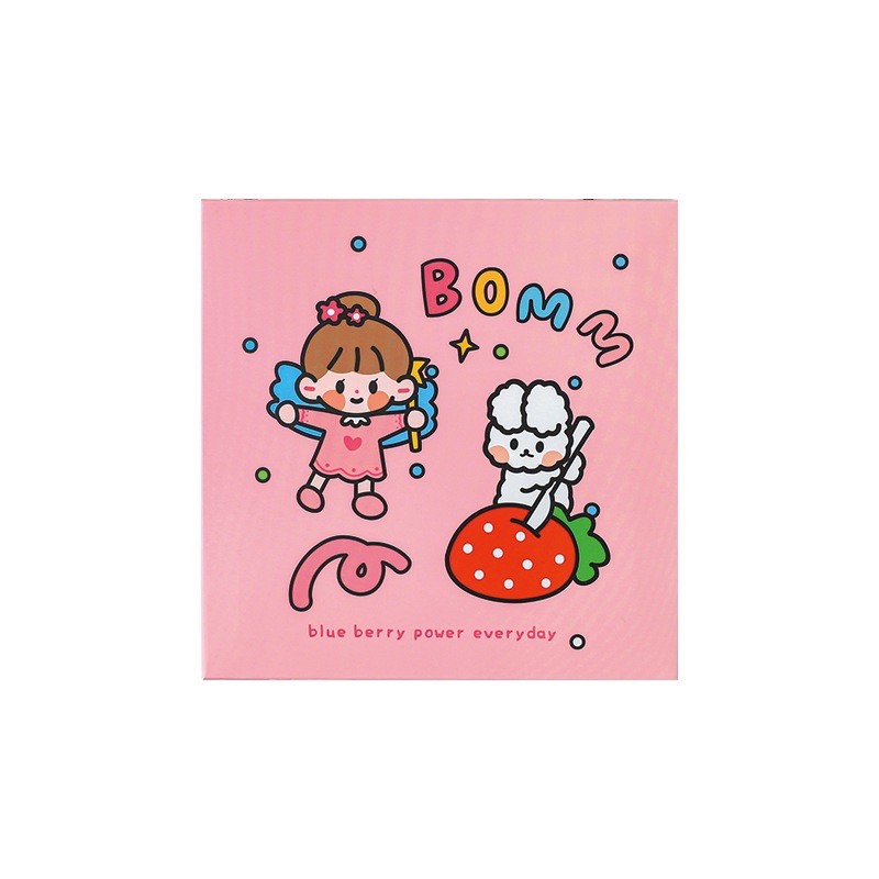 Sticker - Hình Dán Mini Cute - Hộp 100 Tờ Sticker Dán Mini Cô Gái Dễ Thương