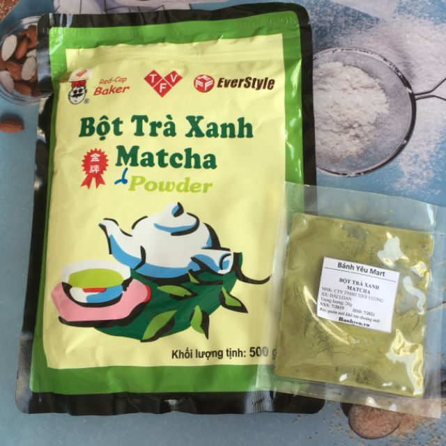 Bột trà xanh Đài Loan chia - 20g