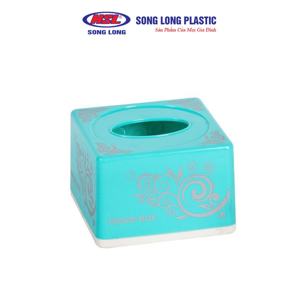 Hộp giấy vuông hoa Song Long Plastic - 2401