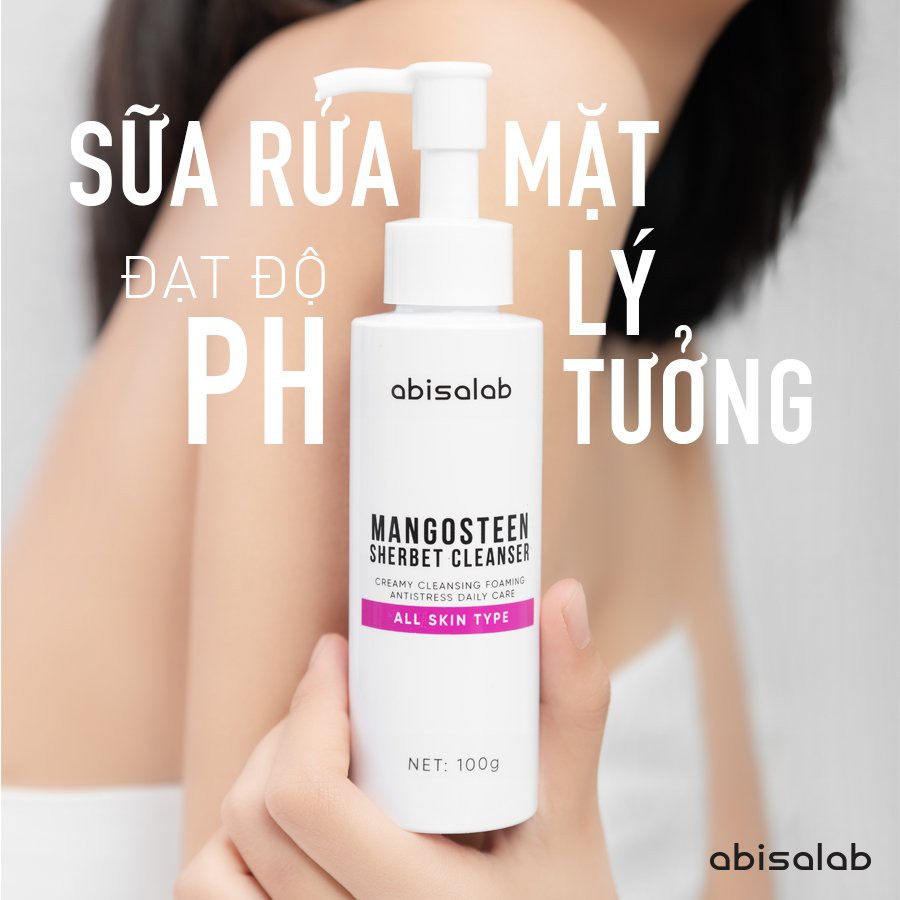 Sữa rửa mặt tạo bọt MANGOSTEEN SHERBET CLEANSER 100g làm sạch sâu, trẻ hóa da. | BigBuy360 - bigbuy360.vn