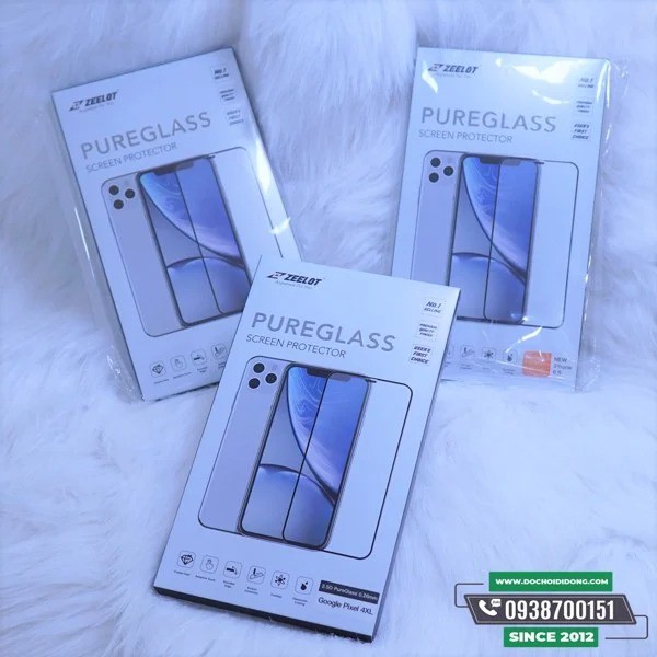 Dán Cường Lực Zeelot PureGlasss Cho Google Pixel 4/ 4 XL