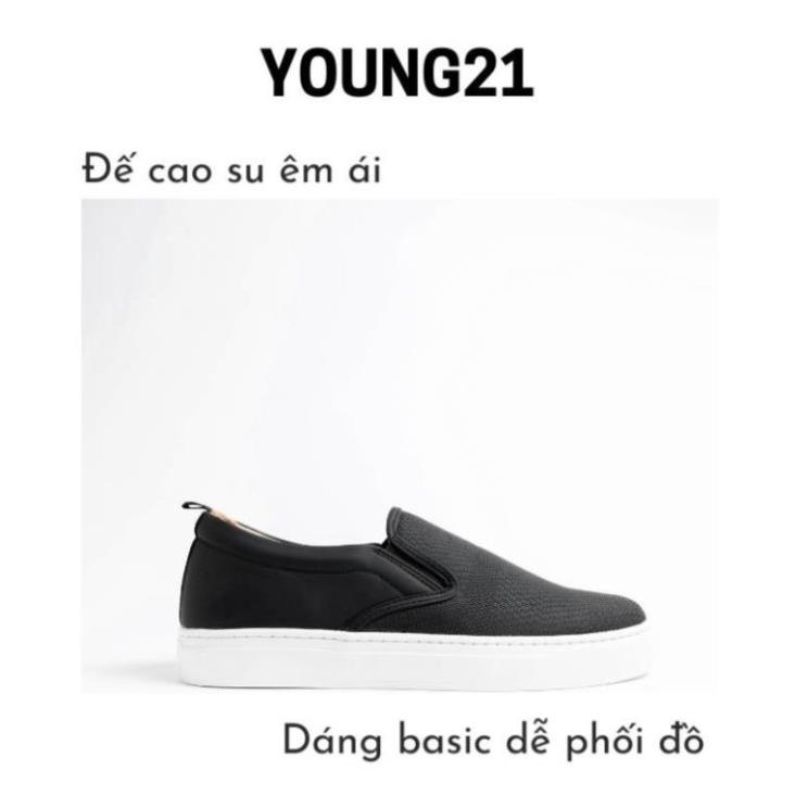 Giầy lười nam slipon nam Zra màu đen họa tiết đế cao su mới nhất " ' , . %