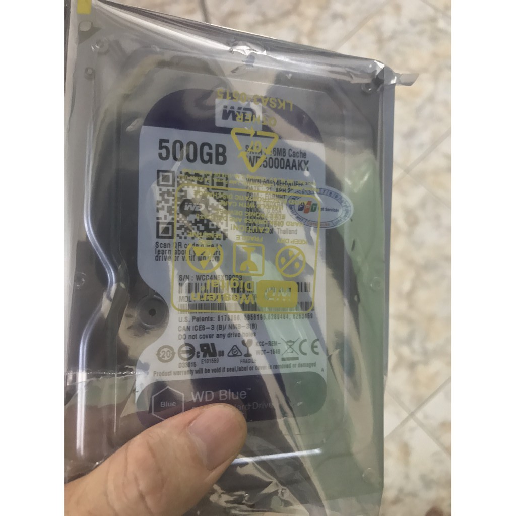 Ổ Cứng HDD Seagate Barracuda 500GB 3.5 inch SATA3 6Gb/s - Bảo hành 24 tháng 1 đổi 1