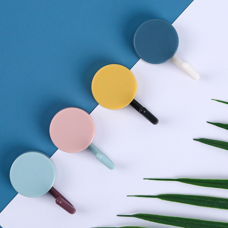 Set 10 Móc Treo Đồ Dán Tường Nhiều Màu Sắc